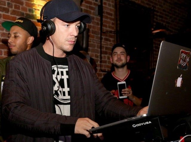 SAN FRANCISCO, CA - FEBRUARY 06: DJ Diplo performs during the New Era Super Bowl party at