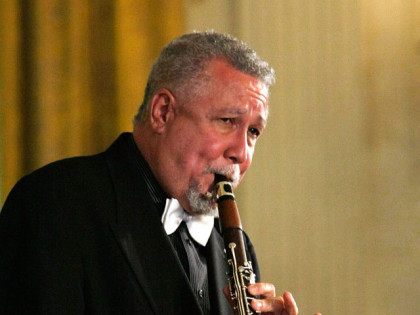 WASHINGTON - JUNE 15: Jazz musicians Paquito D'Rivera performs during a concert at t