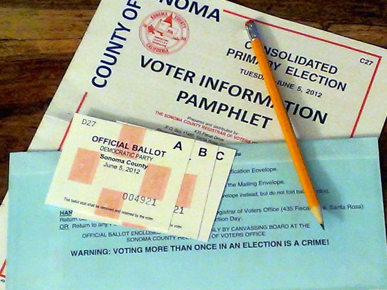 when are mail in ballots sent out california