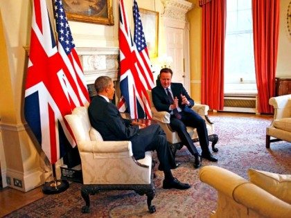 Obama and Cameron Getty