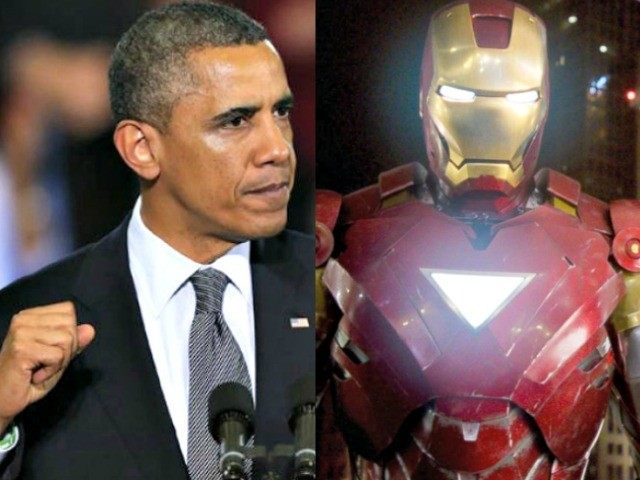 Obama and Iron Man AP Disney