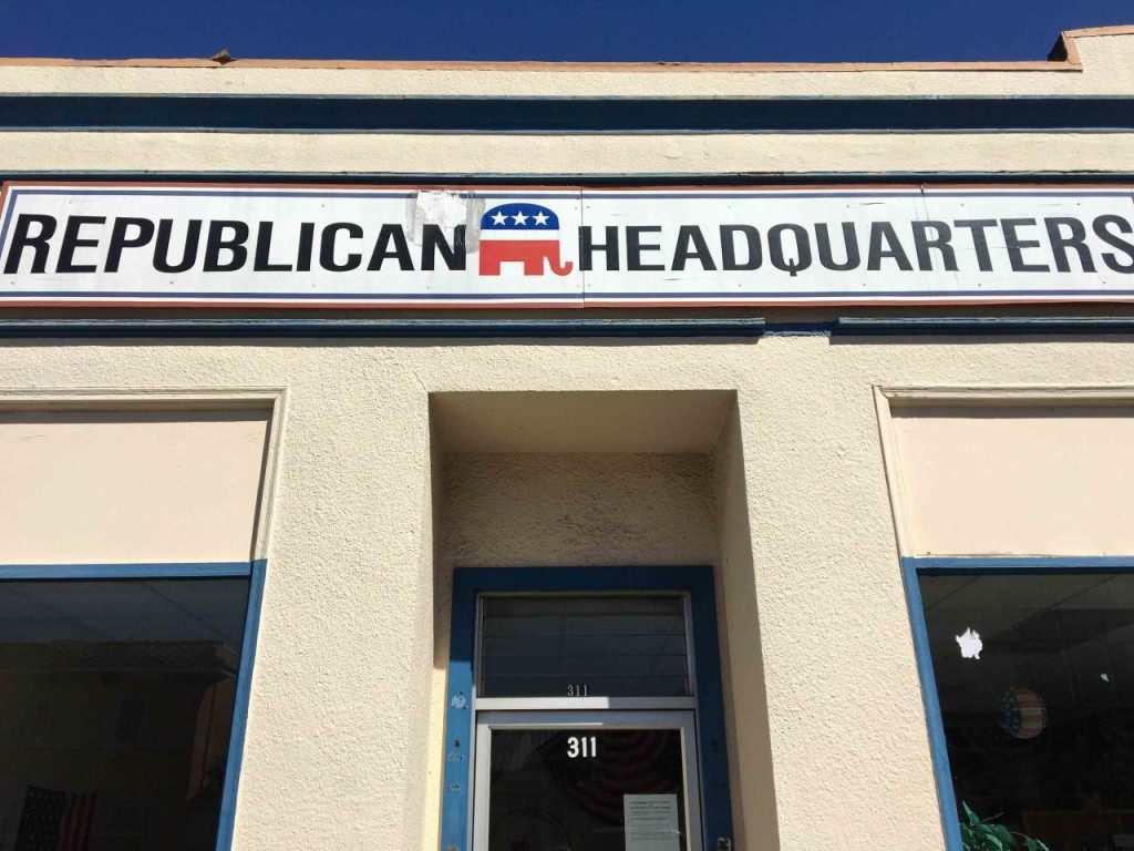 Republican Headquarters Eureka (Daniel Nussbaum / Breitbart News)