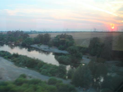 North of Fresno from Amtrak (Joel Pollak / Breitbart News)