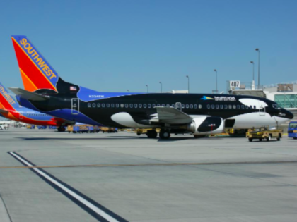 Southwest Shamu at Ontario Airport (flyONTairport / Twitter)