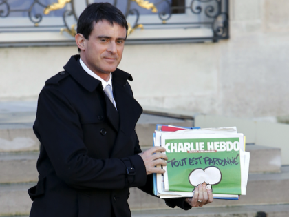 French Prime Minister Manuel Valls Charlie Hebdo