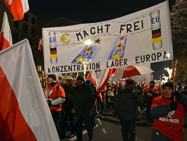 Poland EU European Union Protest