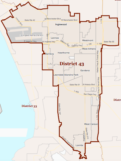 California Primary District By District 43rd District