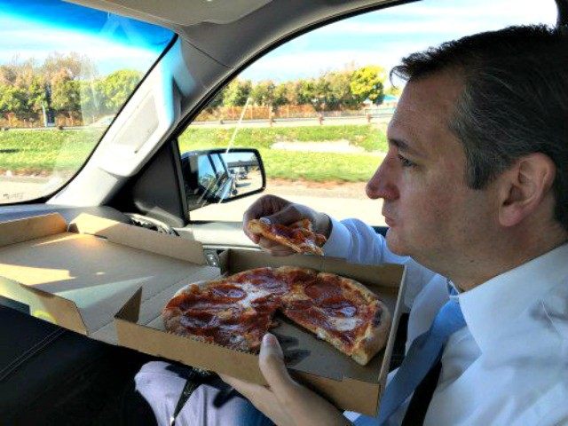 Ted Cruz Eats Pizza Twitter @TeensForTed