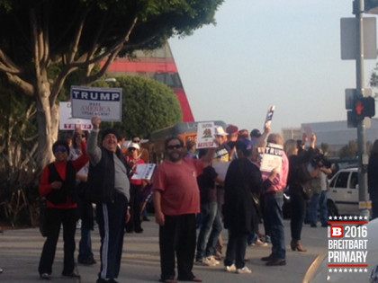 West Hollywood Trump protest (Adelle Nazarian / Breitbart News)
