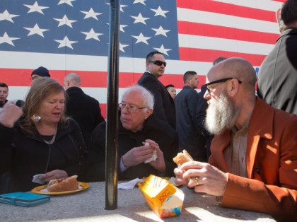 Bernie Sanders hot dogs