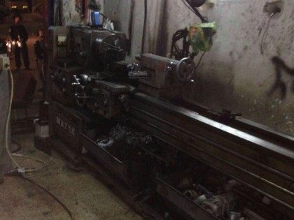 One of the lathes found in Abu Dis