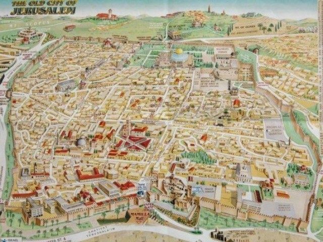old jerusalem map