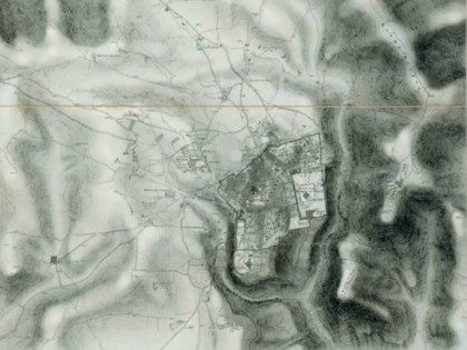 AN IMAGE of one of the maps, which dates from 1864. (photo credit: )