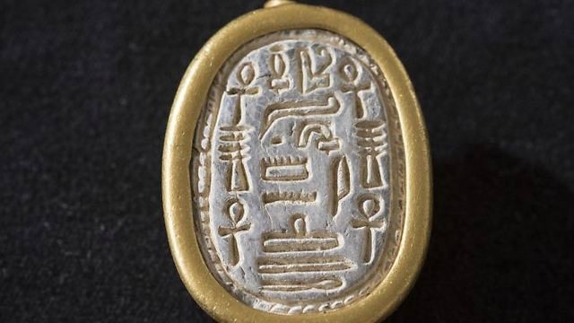 Ancient scarab seal discovered near Mt. Carmel (Photo: Tel Dor Excavations)