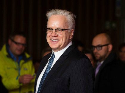 66th International Film Festival in Berlin, Germany, 13 February 2016. Actor Tim Robbins receives the Berlinale Kamera award. The Berlinale runs from 11 February to 21 February 2016. Photo by: Gregor Fischer/picture-alliance/dpa/AP Images