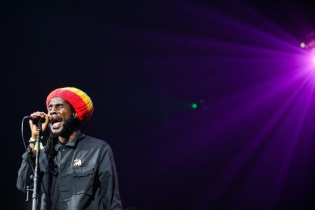 Jamaican Reggae musician Chronixx performs at the Bill Graham Civic Auditorium, in San Fra