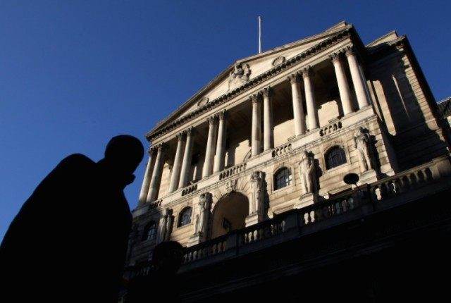 The Bank of England is widely expected to keep its key lending rate at a record low 0.50 p