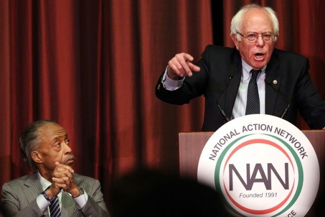 Democratic presidential candidate Senator Bernie Sanders during the 25th annual National A
