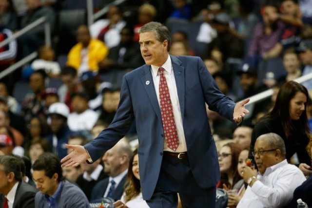 Head coach Randy Wittman of the Washington Wizards, pictured on April 13, 2016, is fired,