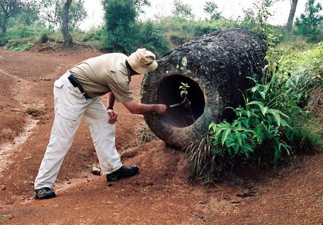 The Plain of Jars is scattered with thousands of ancient stone jars which were first disco