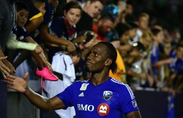 Former Chelsea star Didier Drogba scored his first goal of the Major League Soccer season