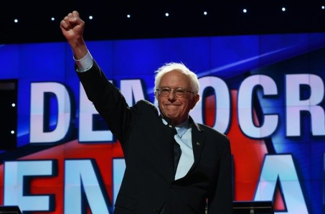 US Democratic presidential candidate Bernie Sanders broke away from the presidential campa