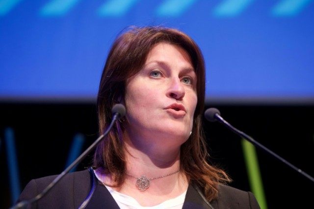 Belgium's Transport Minister Jacqueline Galant