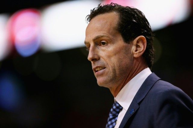Kenny Atkinson, pictured on November 13, 2015, is named the head coach of the Brooklyn Net