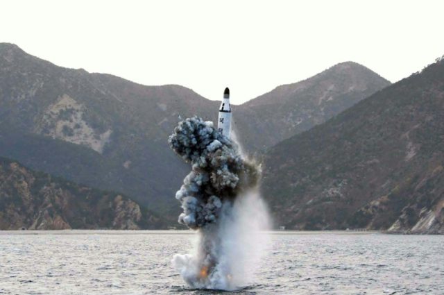 This picture released by North Korea's official Korean Central News Agency (KCNA) on April