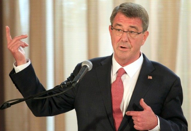 US Defence Secretary Ashton Carter is to visit a US warship in Philippine-claimed waters o