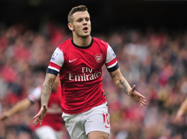 Jack Wilshere has not played for Arsenal yet this season after fracturing his fibula in pr