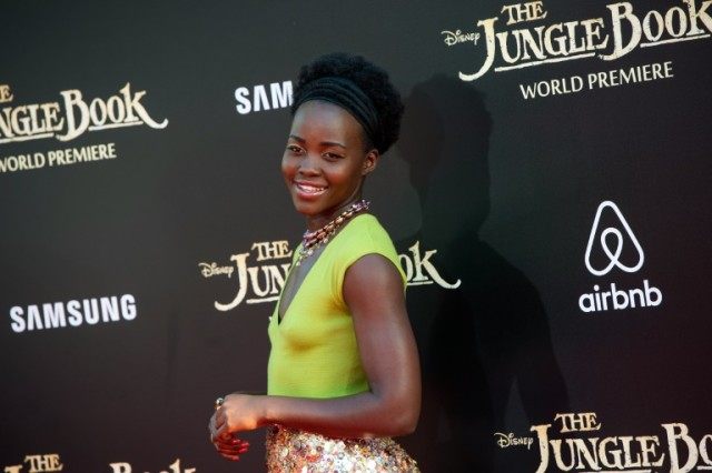 Actress Lupita Nyong'o attends the Disney Premiere of "The Jungle Book" at El Capitan Thea