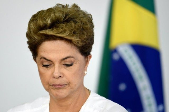 Brazilian President Dilma Rousseff (pictured) has accused her vice president, Michel Temer