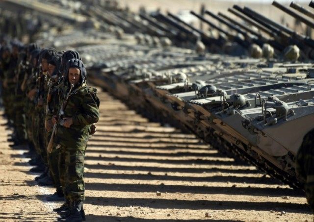 The Algerian army killed 14 Islamist fighters last month in the El-Oued region near the bo