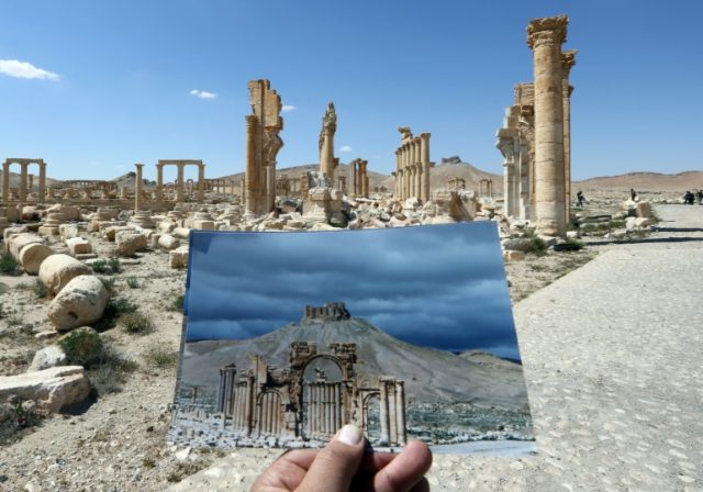 IS jihadists blew up UNESCO-listed temples and looted ancient relics at Palmyra after over