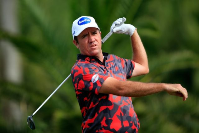 Scott Hend of Australia, seen competing during the World Golf Championships-Cadillac Champ