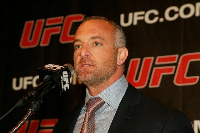 Lorenzo Fertitta, UFC Chairman and President, speaks during a press conference to announce