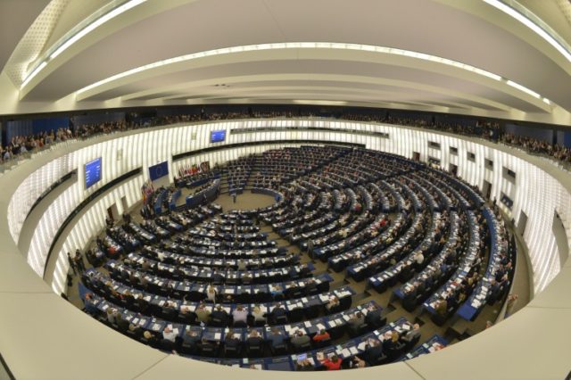 The European Parliament in Strasbourg, eastern France