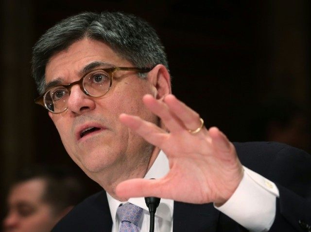 US Secretary of the Treasury Jacob Lew testifies during a hearing on March 8, 2016 in Wash