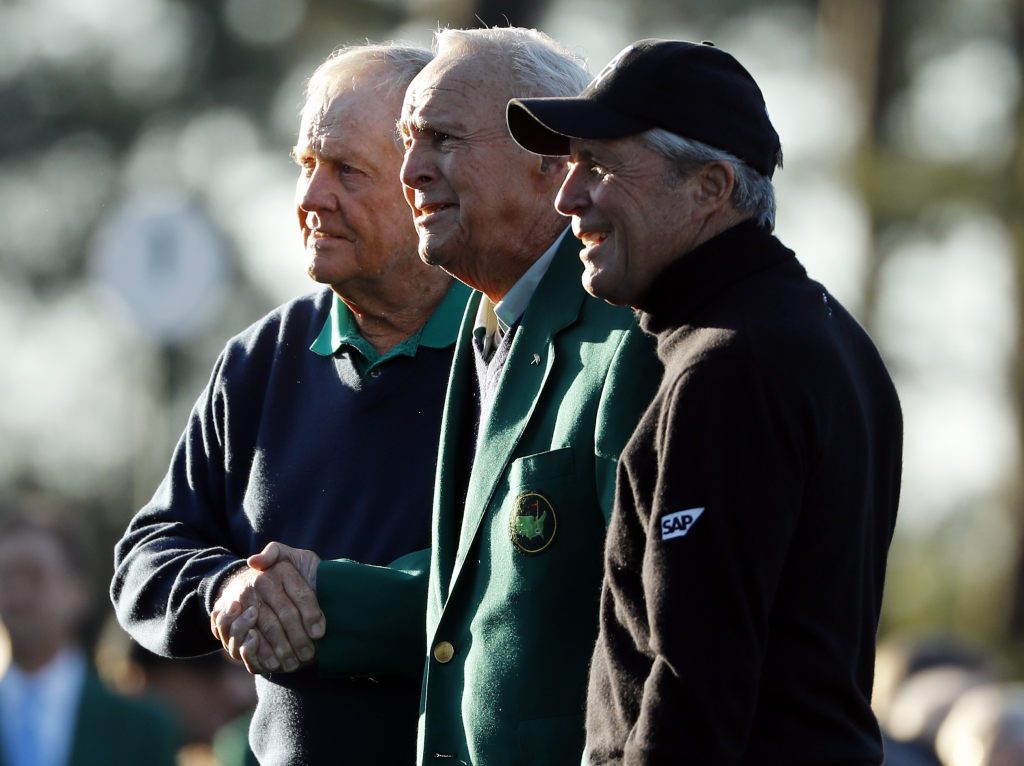 Masters Begins with Ceremonial Tee Shots by Nicklaus, Player
