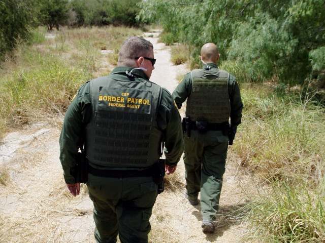 Border Patrol Agents Search