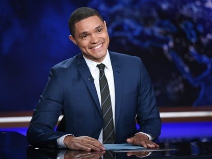 FILE - In this Sept. 29, 2015 file photo, Trevor Noah appears during a taping of "The