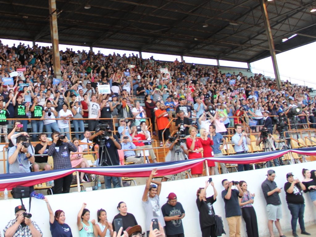 Audience in Bakersfield (Jennifer Lawrence and Dustin Stockton / Breitbart News)