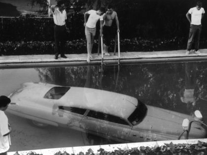 Car in Pool (Keystone / Getty)