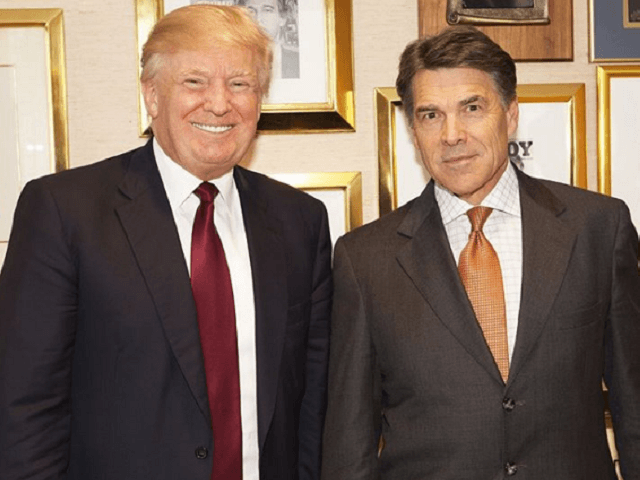 Donald Trump and Rick Perry