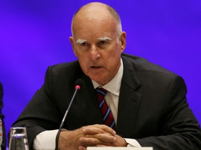 Gov. Jerry Brown of California September 22, 2015 in Seattle, WA.