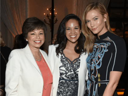 Valerie Jarrett, Laura Jarrett and Karlie Kloss attend TIME and People's Annual White House Correspondents' Association Cocktail Party at St Regis Hotel on April 29, 2016 in Washington, DC. (Photo by