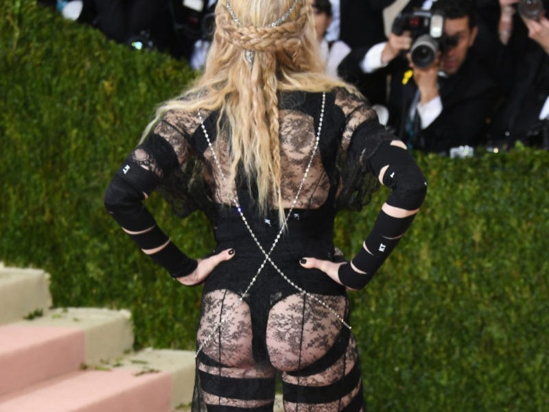 57-Year-Old Madonna Exposed Butt at Met Ball Gala As a 'Political Statement' | Breitbart