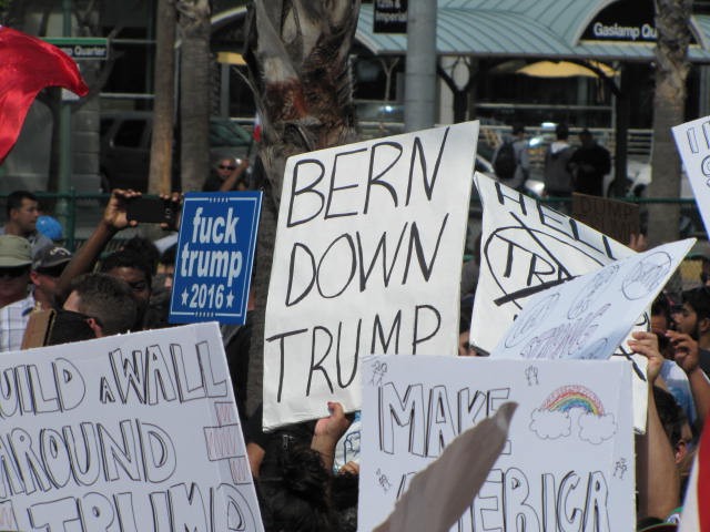 Bern Down Trump (Michelle Moons / Breitbart News)