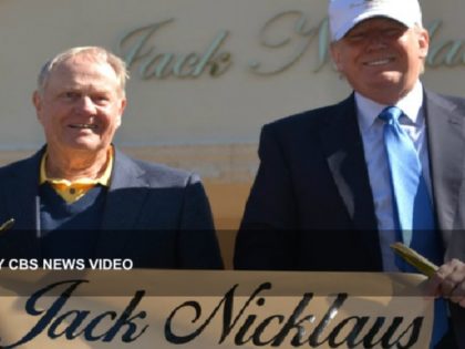 Jack Nicklaus and Donald Trump CBS News